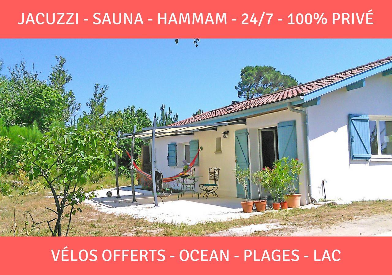 Sauna - Jacuzzi - 100% Prive - L'Estantada Linxe Εξωτερικό φωτογραφία