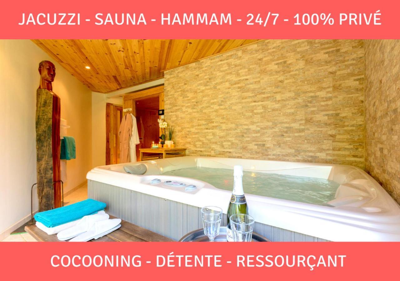 Sauna - Jacuzzi - 100% Prive - L'Estantada Linxe Εξωτερικό φωτογραφία
